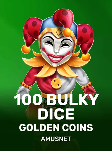 100 Bulky Dice Golden Coins Link game tile