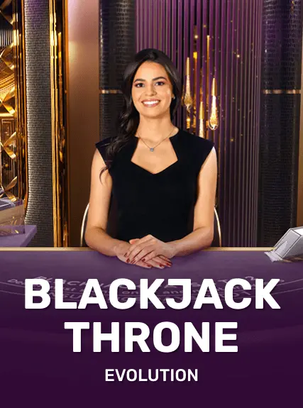 Blackjack Throne game tile