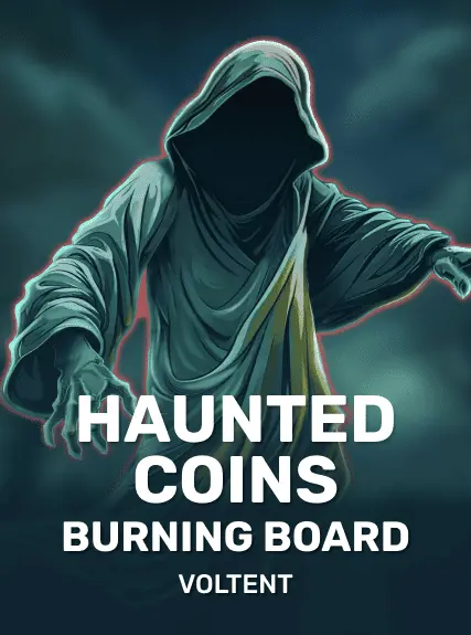 Haunted Coins Burning Board game tile