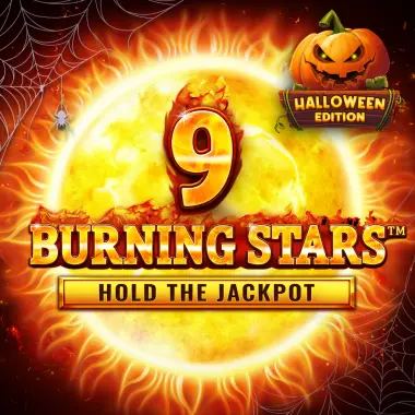 9 Burning Stars Halloween game tile