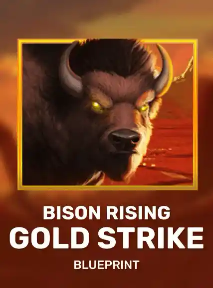 Bison Rising Gold Strike game tile