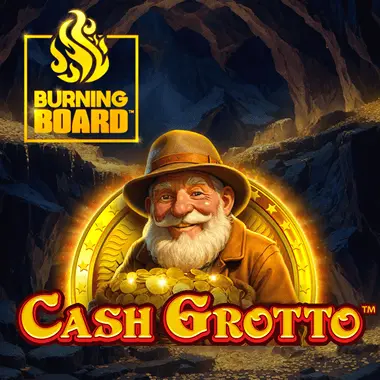 Cash Grotto Burning Board game tile