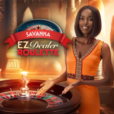 EZ Dealer Roulette Savanna game tile