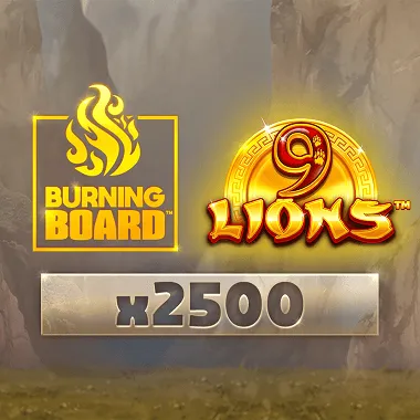 9 Lions Burning Board