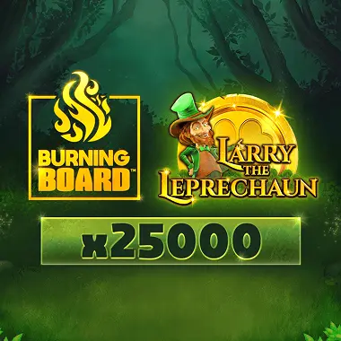 Larry the Leprechaun Burning Board
