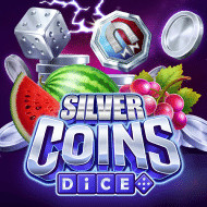Silver Coins Dice