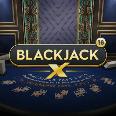 BlackjackX 16 game tile