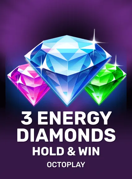 3 Energy Diamonds: Hold & Win game tile
