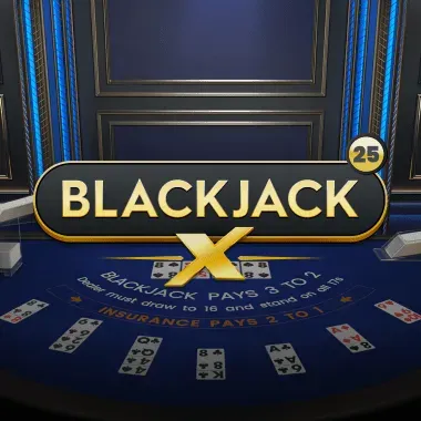 BlackjackX 25 game tile