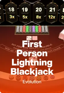First Person Lightning Blackjack