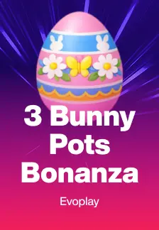 3 Bunny Pots Bonanza