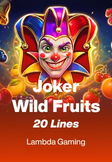Joker Wild Fruits: 20 Lines