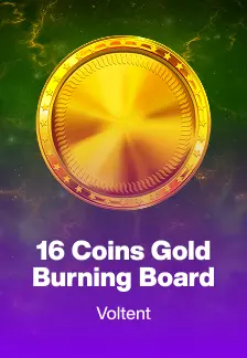 16 Coins Gold Burning Board