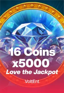 16 Coins x5000 Love the Jackpot