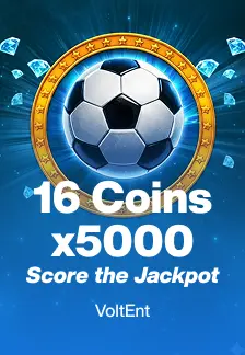 16 Coins x5000 Score the Jackpot