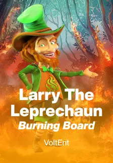 Larry the Leprechaun Burning Board