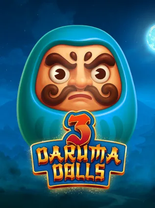 3 Daruma Dolls