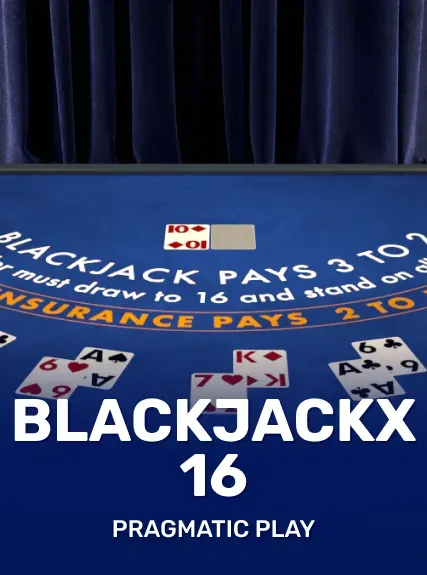 BlackjackX 16 game tile