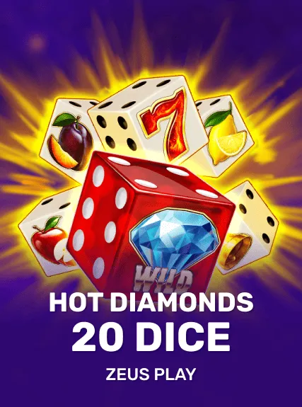 Hot Diamonds 20 Dice game tile