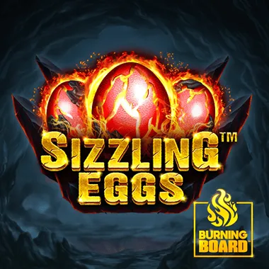 Sizzling Eggs Burning Board game tile