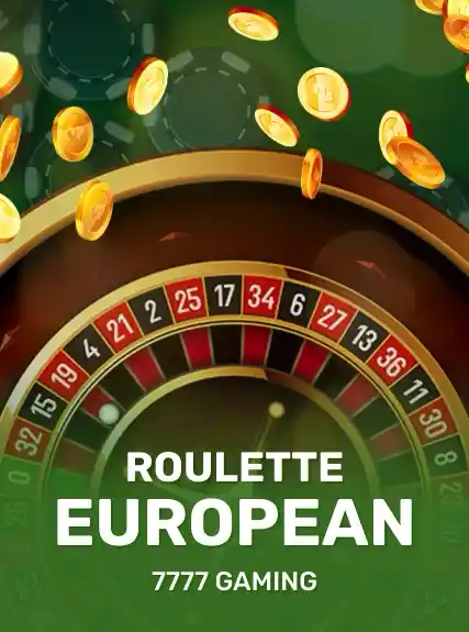 Roulette European game tile
