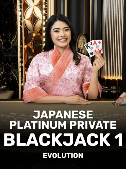 Japanese Platinum Private Blackjack 1 game tile