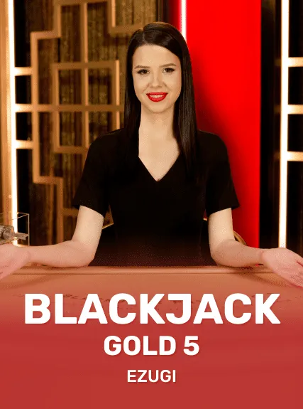 Gold Blackjack 5 game tile