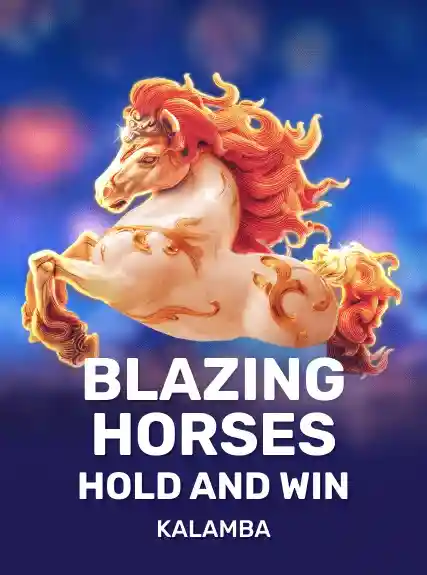 Blazing Horses Hold and Win game tile