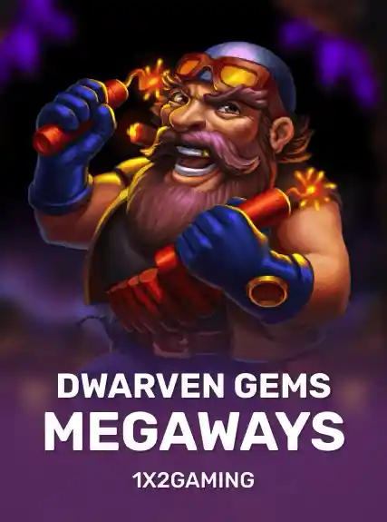 Dwarven Gems Megaways game tile