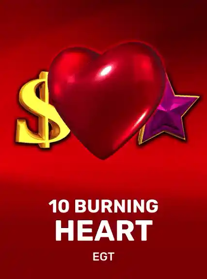 10 Burning Heart game tile
