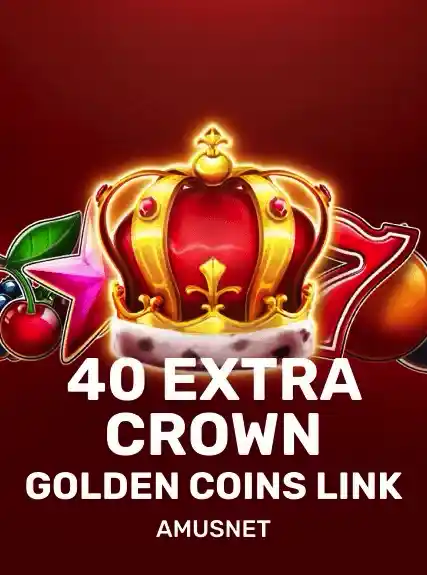 40 Extra Crown Golden Coins Link game tile