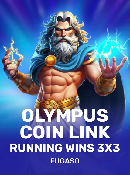Olympus Coin Link: Running Wins 3X3 game tile