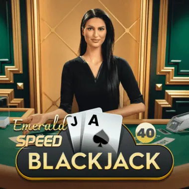 Speed Blackjack 40 - Emerald game tile