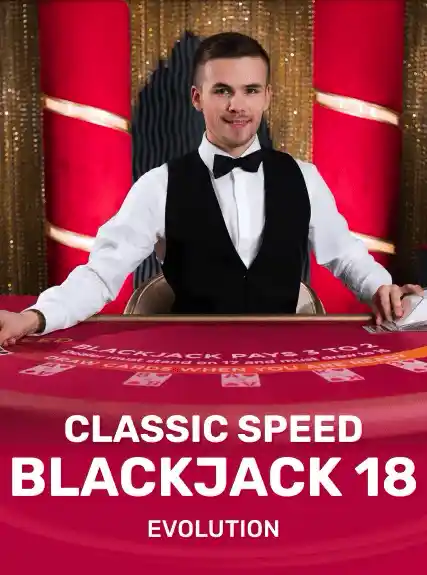 Classic Speed Blackjack 18 game tile