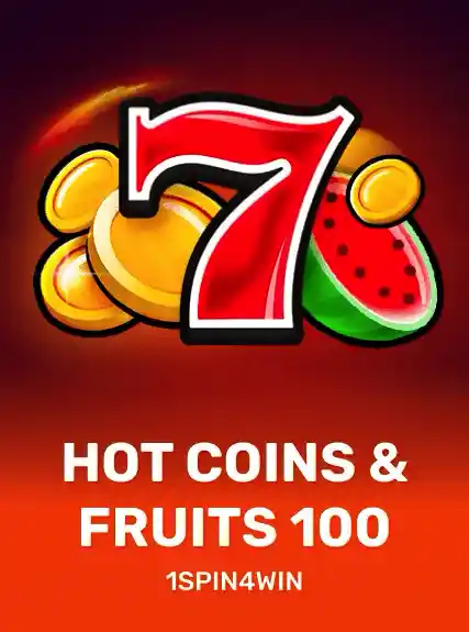 Hot Coins & Fruits 100 game tile