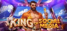 The King of Social Media - Hold & Win game tile