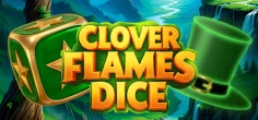 Clover Flames Dice game tile