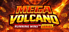 Mega Volcano: RUNNING WINS game tile