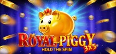 3x5 Royal Piggy: Hold The Spin game tile