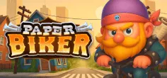 Paper Biker game tile