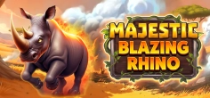 Majestic Blazing Rhino game tile