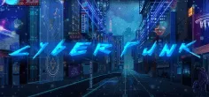 Cyberpunk game tile