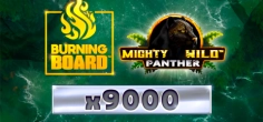 Mighty Wild: Panther Platinum Burning Board game tile