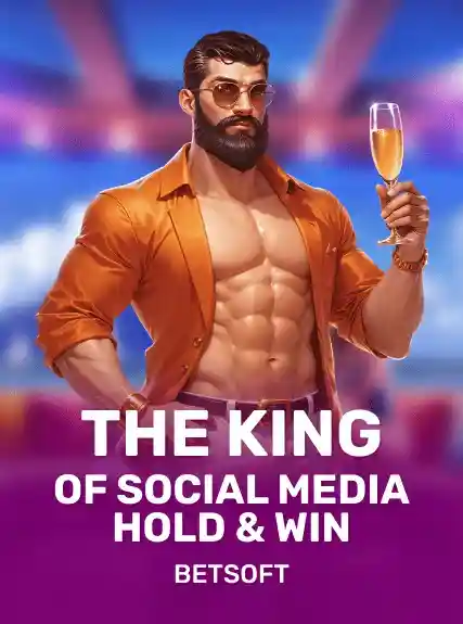The King of Social Media - Hold & Win game tile