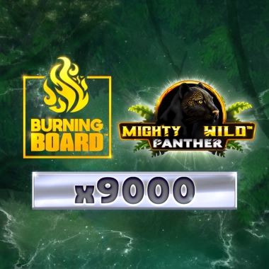 Mighty Wild: Panther Platinum Burning Board game tile