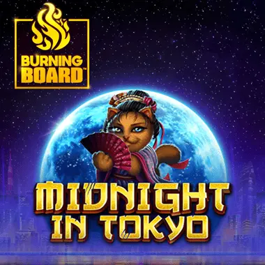 Midnight in Tokyo Burning Board game tile
