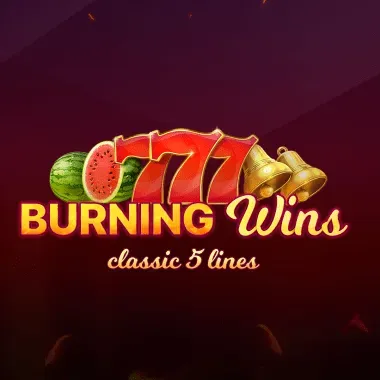 Burning Wins: classic 5 lines game tile