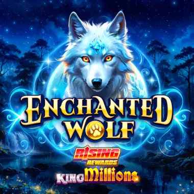 Enchanted Wolf Rising Rewards King Millions game tile