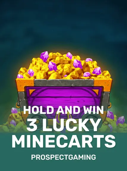 3 Lucky Minecarts Hold and Win game tile