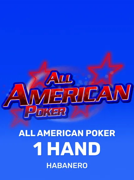 All American Poker 1 Hand game tile